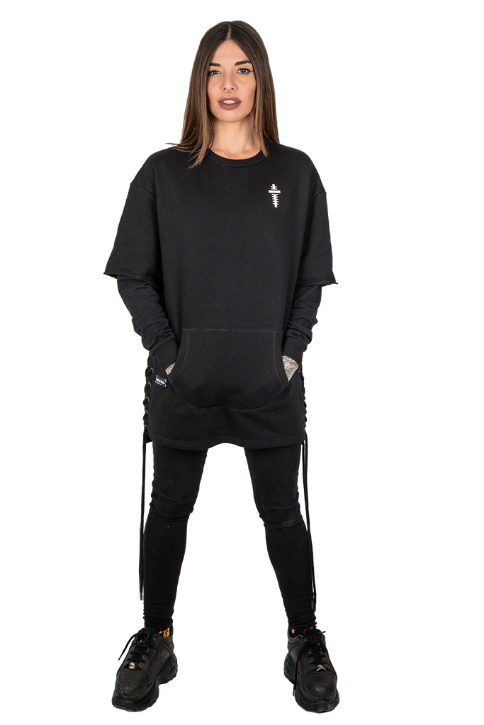 トップス Heart tulle sweatshirt (black) Heart tulle sweatshirt (black)