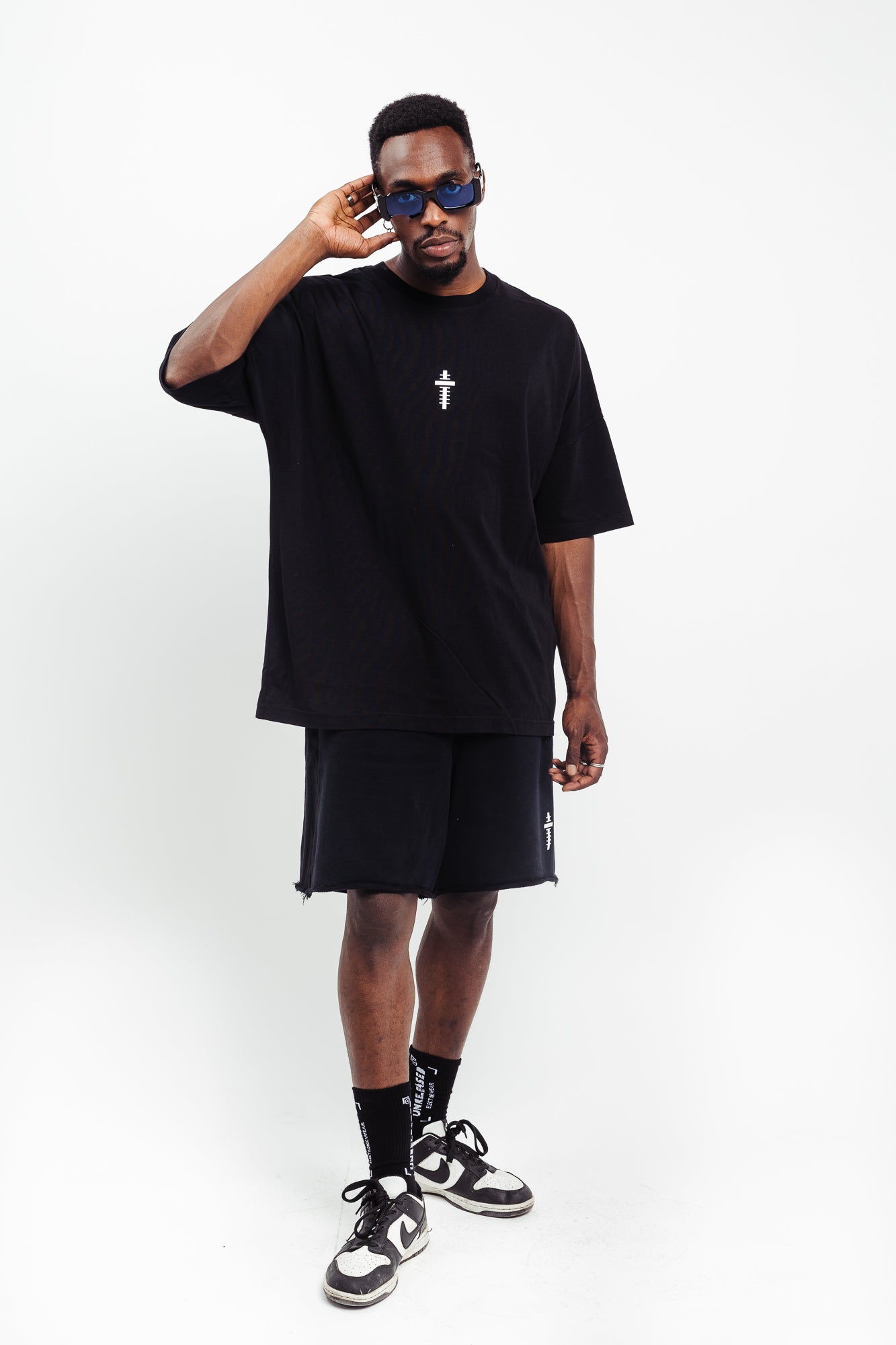 Tシャツ・カットソー THE COLDEST MOMENT w TCM cynical T black MOTO-BUNKAXFTL-LeadersCrestT-