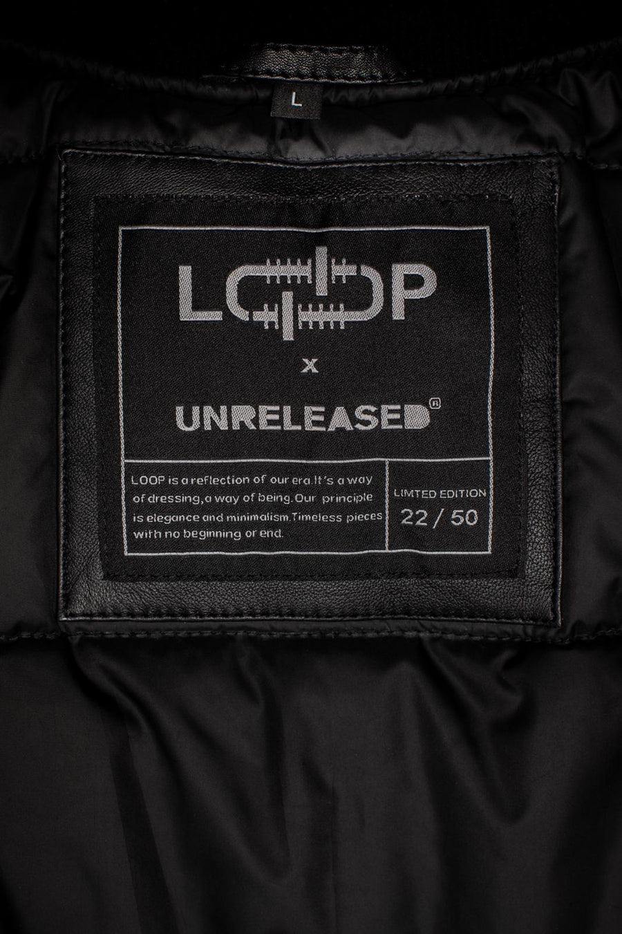 Leather Bomber Jacket  Limited Edition 