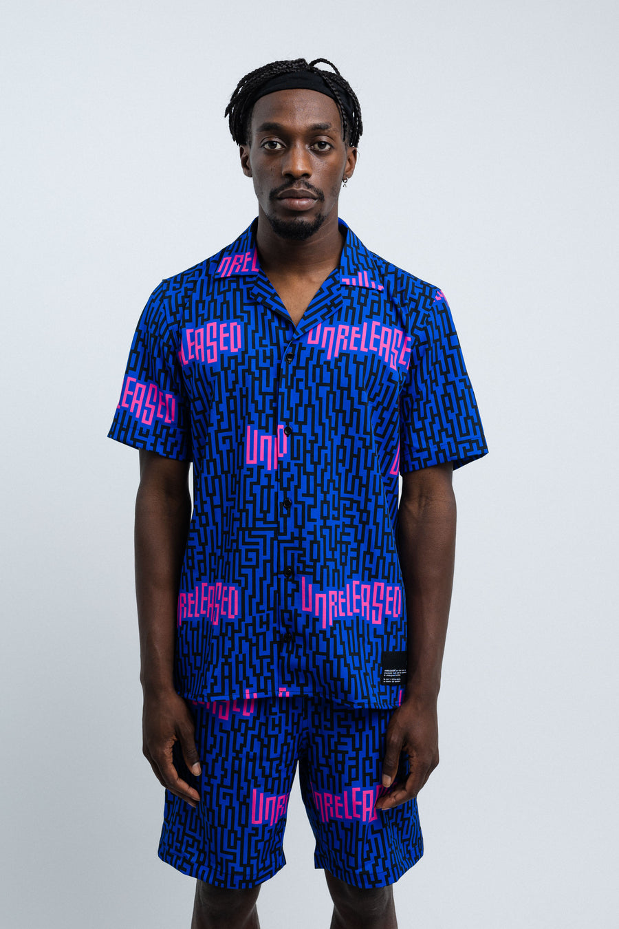 UNRELEASED LETTER PRINT SHIRT SS22 012